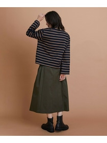 【L'EQUIPE】シャイニータフタスカート 詳細画像 ブラック 3