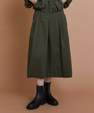 【L'EQUIPE】シャイニータフタスカート 詳細画像 カーキ 1