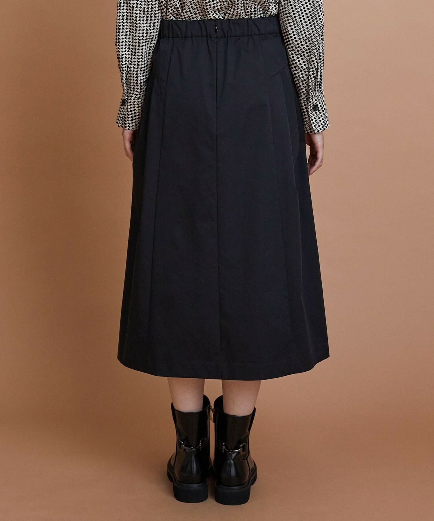 【L'EQUIPE】シャイニータフタスカート 詳細画像 ブラック 17