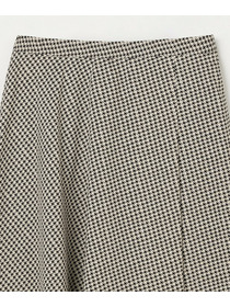 【L'EQUIPE】ハウンドトゥースプリントスカート 詳細画像 ブラック系その他 16