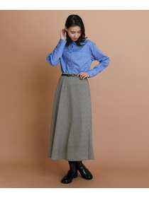 【L'EQUIPE】ハウンドトゥースプリントスカート 詳細画像 ブラック系その他 3