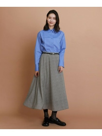 【L'EQUIPE】ハウンドトゥースプリントスカート 詳細画像 ブラック系その他 4