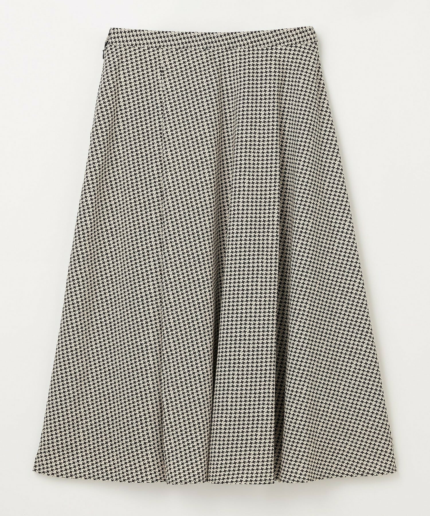 【L'EQUIPE】ハウンドトゥースプリントスカート 詳細画像 ブラック系その他 15