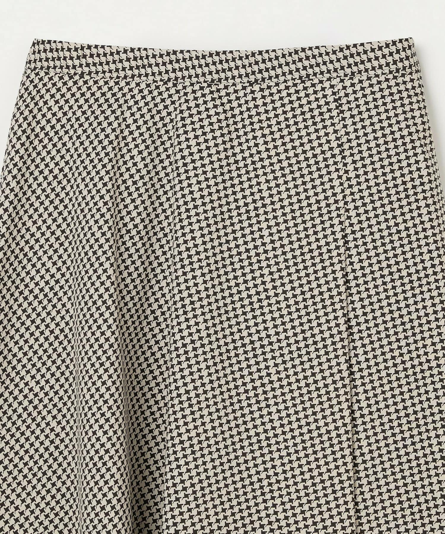 【L'EQUIPE】ハウンドトゥースプリントスカート 詳細画像 ブラック系その他 16