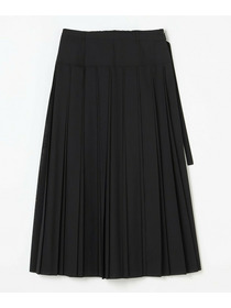 【L'EQUIPE】シアートロピカルプリーツスカート 詳細画像 ブラック 11