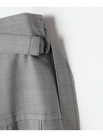 【L'EQUIPE】シアートロピカルプリーツスカート 詳細画像 ブラック 18