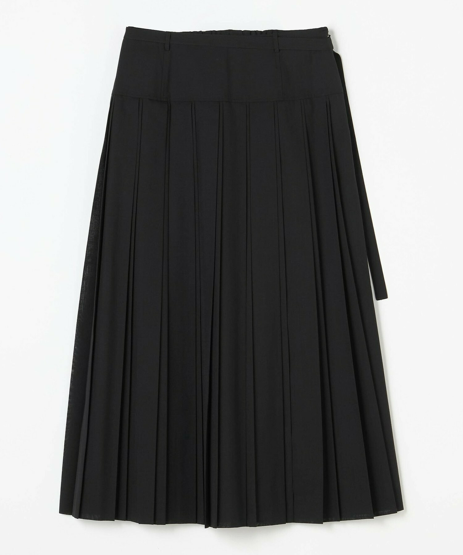 【L'EQUIPE】シアートロピカルプリーツスカート 詳細画像 ブラック 11