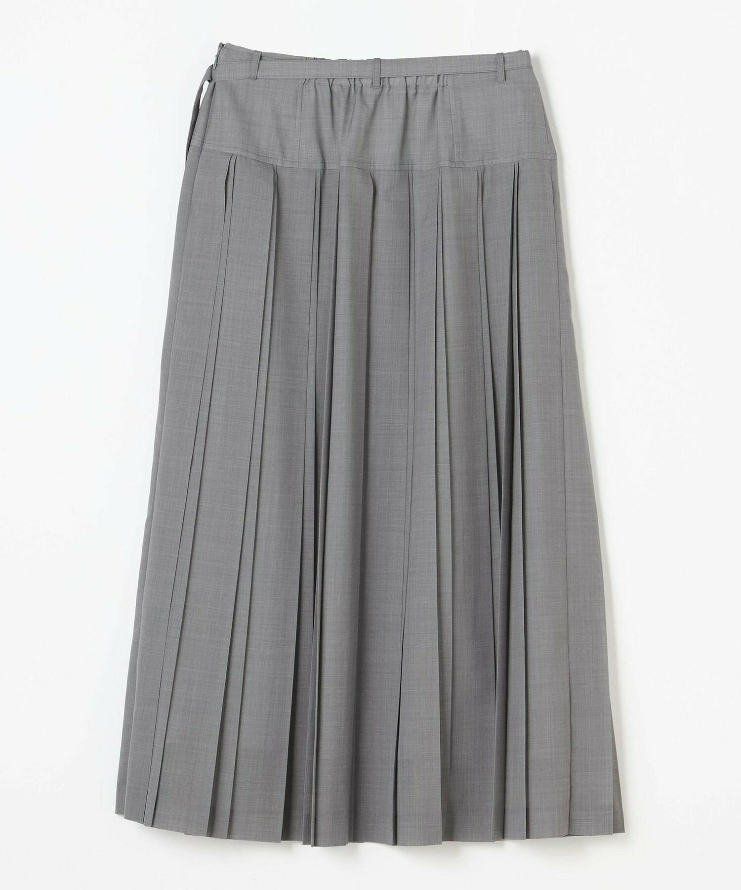 【L'EQUIPE】シアートロピカルプリーツスカート 詳細画像 ブラック 16