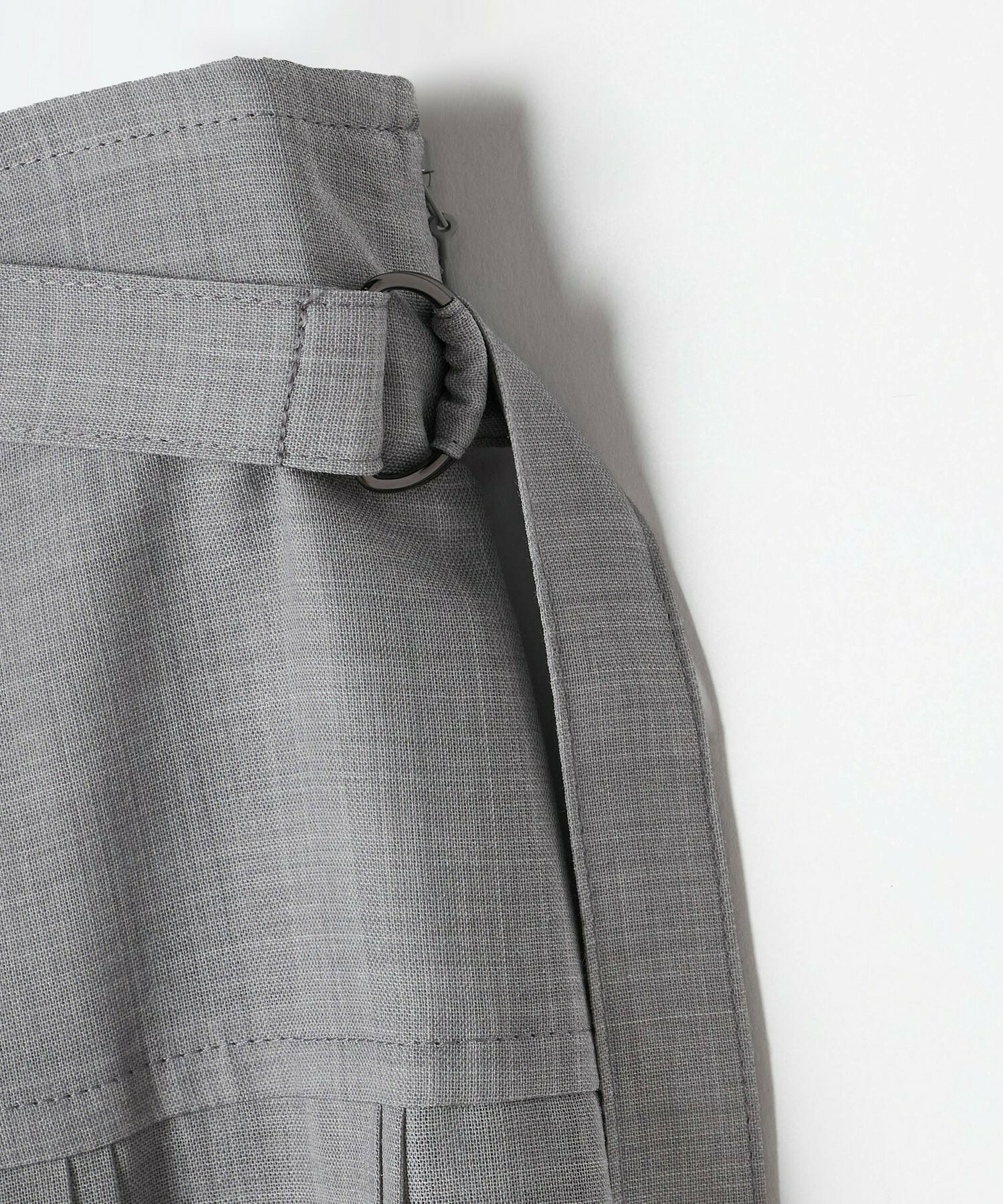 【L'EQUIPE】シアートロピカルプリーツスカート 詳細画像 ブラック 18