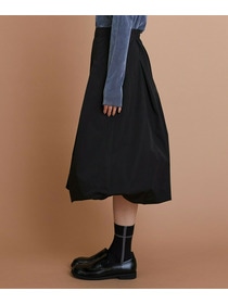 【L'EQUIPE】［eclat 2025年11月号掲載商品］ソフトメモリータフタバルーンスカート 詳細画像 ブラック 18