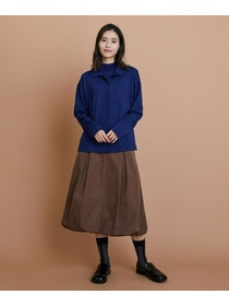 【L'EQUIPE】［eclat 2025年11月号掲載商品］ソフトメモリータフタバルーンスカート 詳細画像 ブラック 7