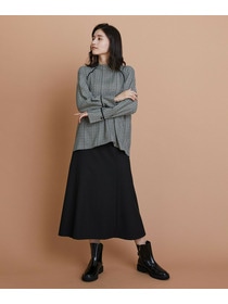 【L'EQUIPE】2wayストレッチクロススカート 詳細画像 ブラック 3