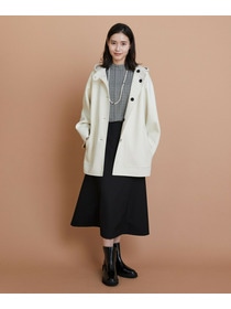 【L'EQUIPE】2wayストレッチクロススカート 詳細画像 ブラック 8