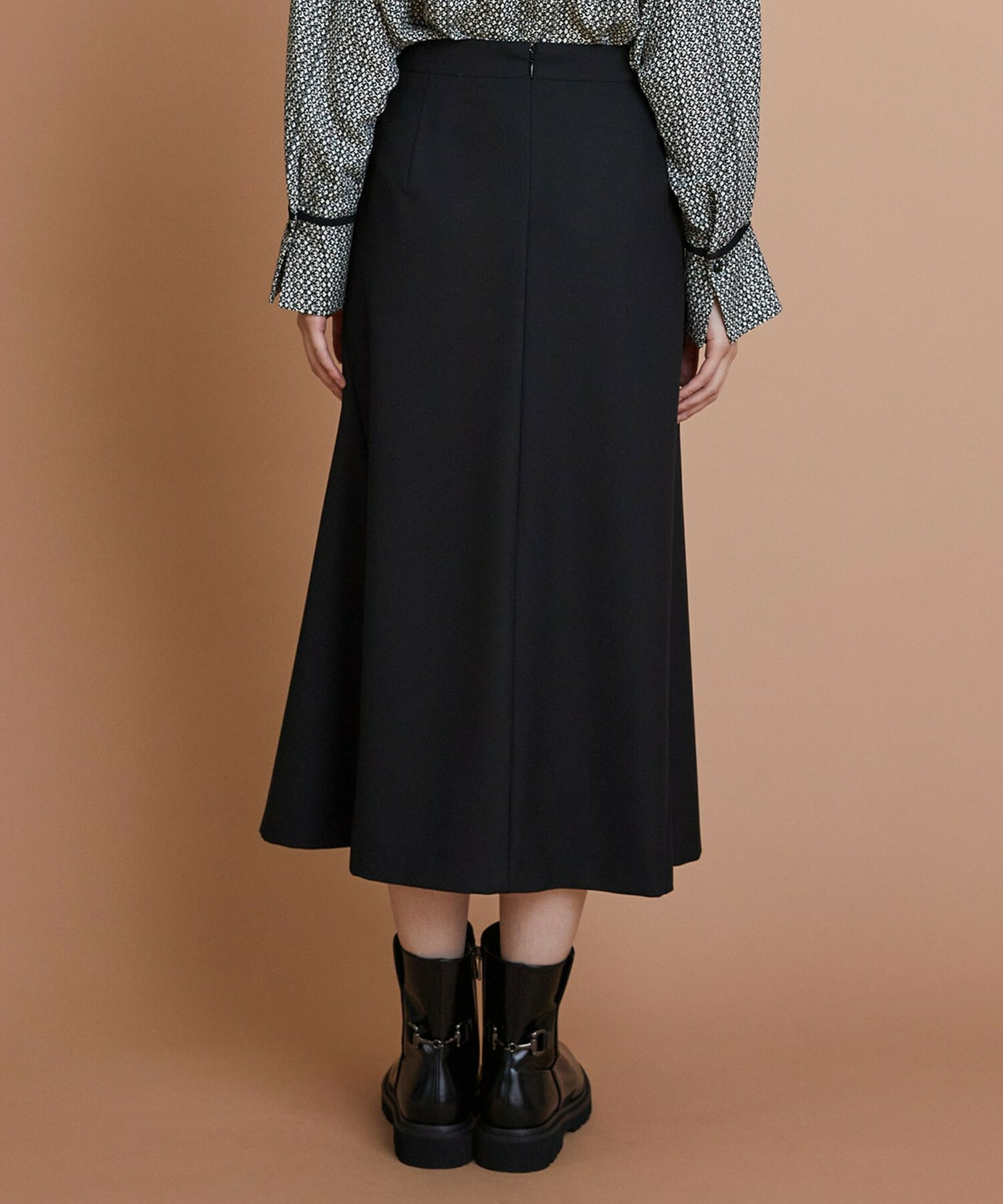 【L'EQUIPE】2wayストレッチクロススカート 詳細画像 ブラック 14