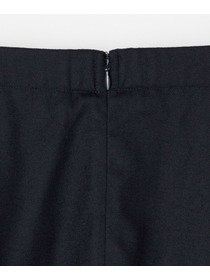【L'EQUIPE】ウールサキソニーフレアスカート 詳細画像 ネイビー 4