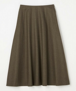 【L'EQUIPE】ウールサキソニーフレアスカート 詳細画像 ブラウン 1