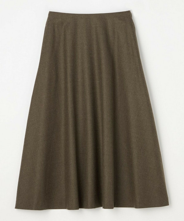 【L'EQUIPE】ウールサキソニーフレアスカート