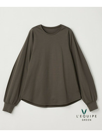 【GREEN】スムースジャージトップス 詳細画像 ブラウン 13