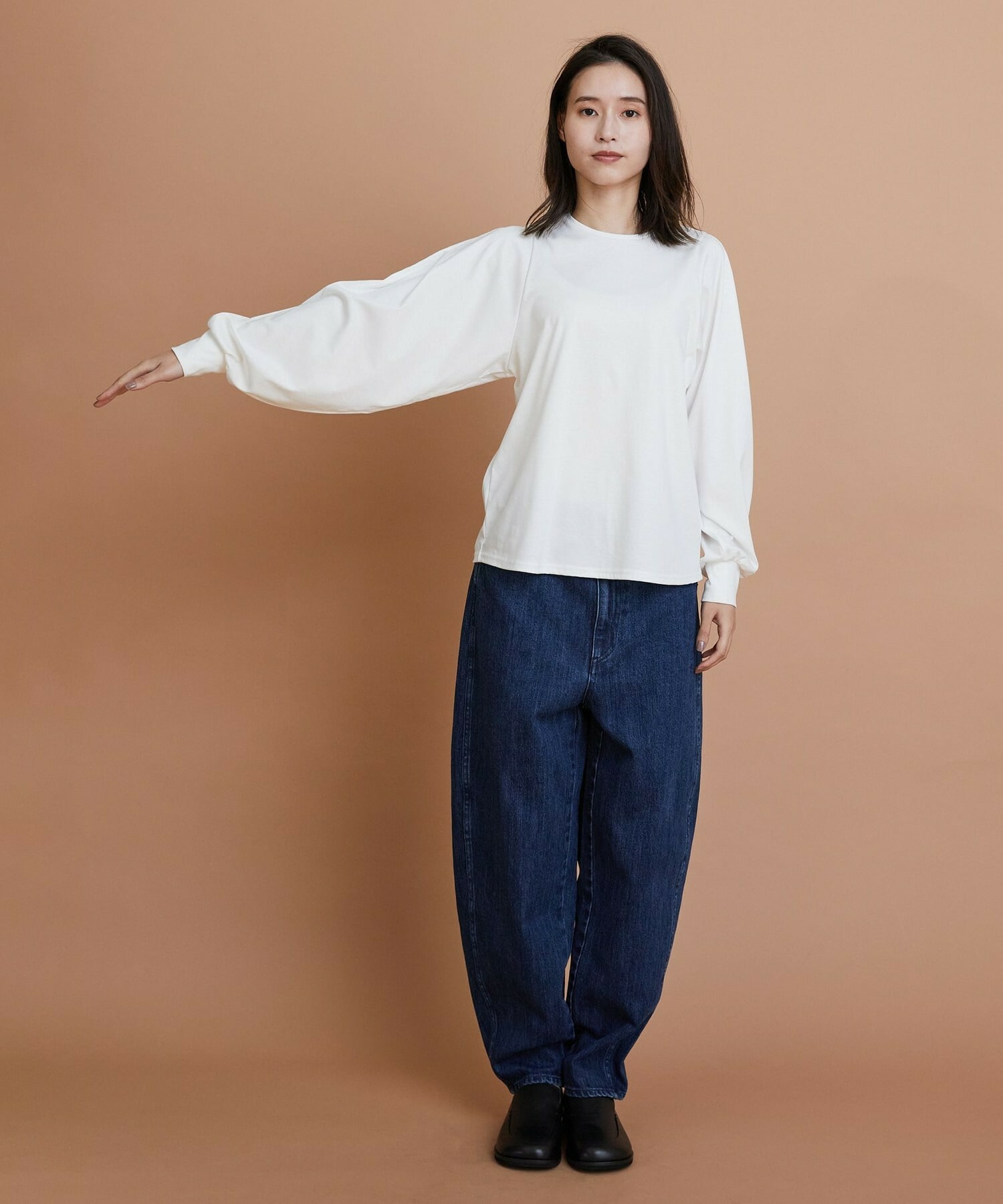 【GREEN】スムースジャージトップス 詳細画像 ブラウン 11