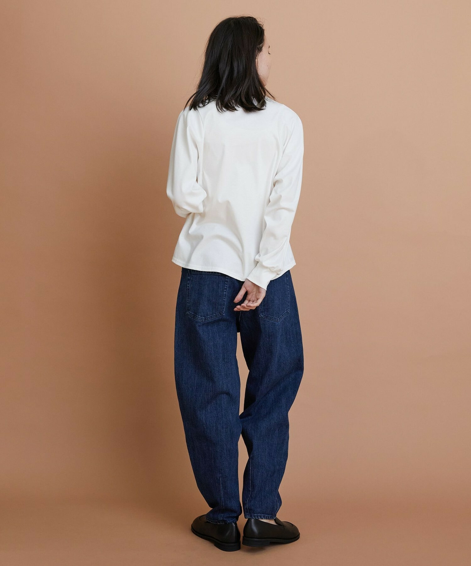 【GREEN】スムースジャージトップス 詳細画像 ブラウン 3