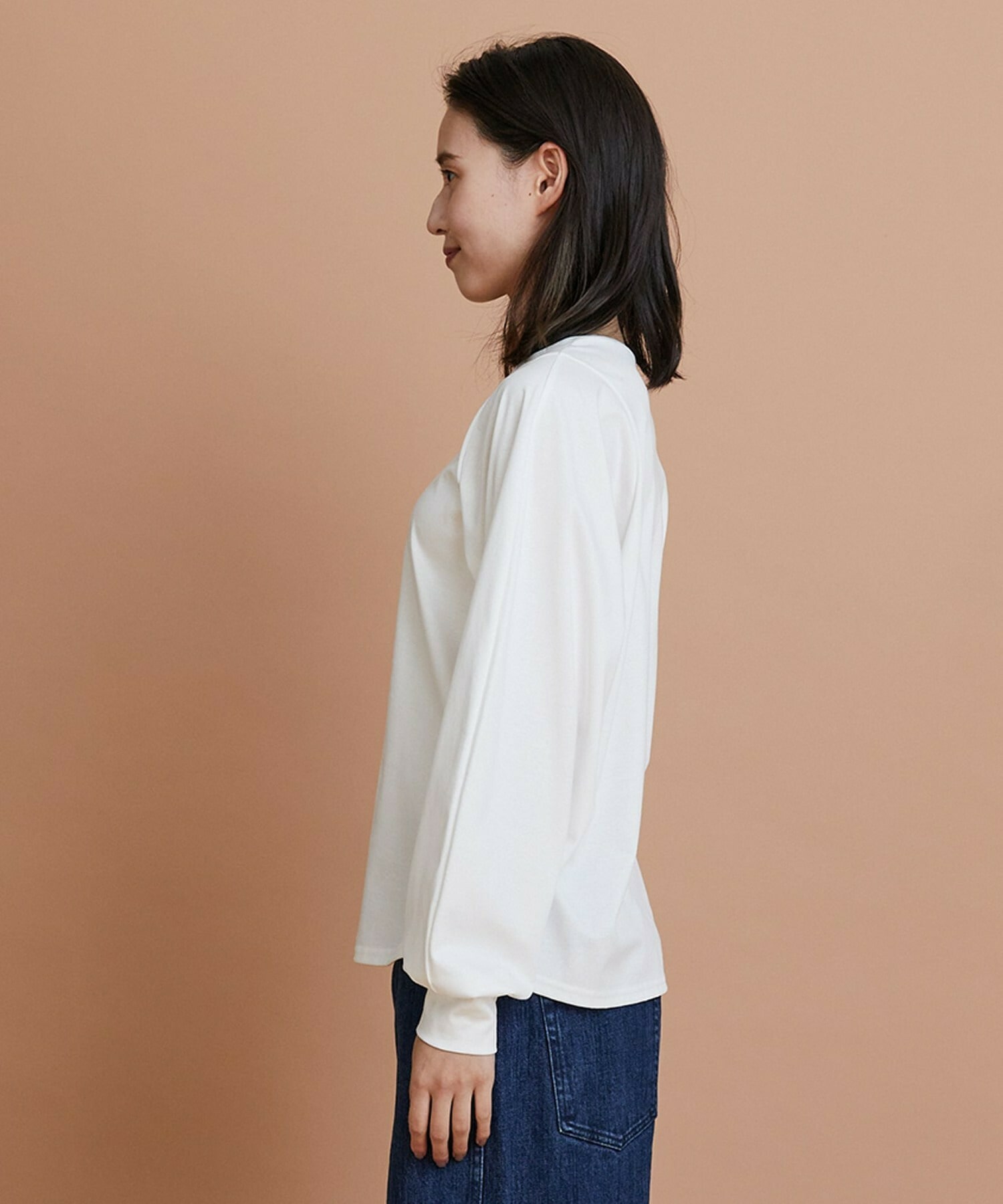 【GREEN】スムースジャージトップス 詳細画像 ブラウン 9