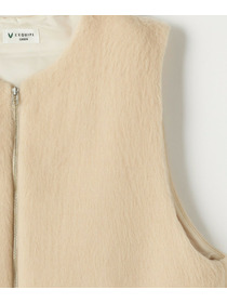 【GREEN】シャギージャージショートジレ 詳細画像 ベージュ 15