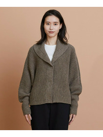 【GREEN】ナチュラルカラーウールハーフジャケット 詳細画像 ブラウン 10