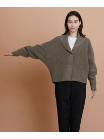 【GREEN】ナチュラルカラーウールハーフジャケット 詳細画像 ブラウン 13