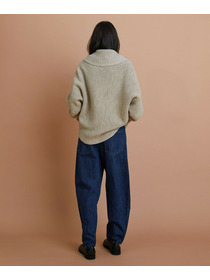 【GREEN】ナチュラルカラーウールハーフジャケット 詳細画像 ブラウン 5