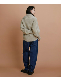 【GREEN】ナチュラルカラーウールハーフジャケット 詳細画像 ブラウン 6