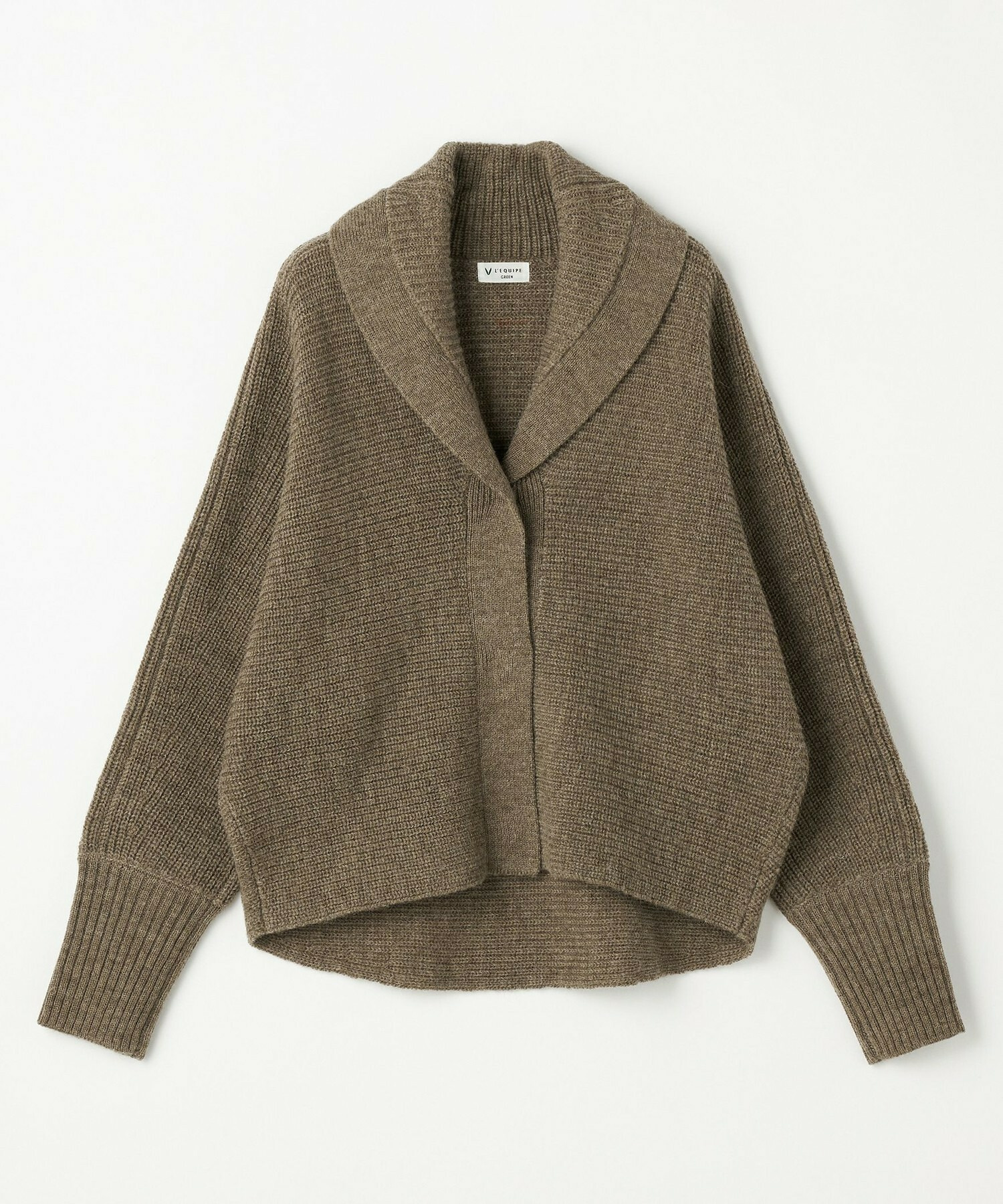 【GREEN】ナチュラルカラーウールハーフジャケット 詳細画像 ブラウン 14