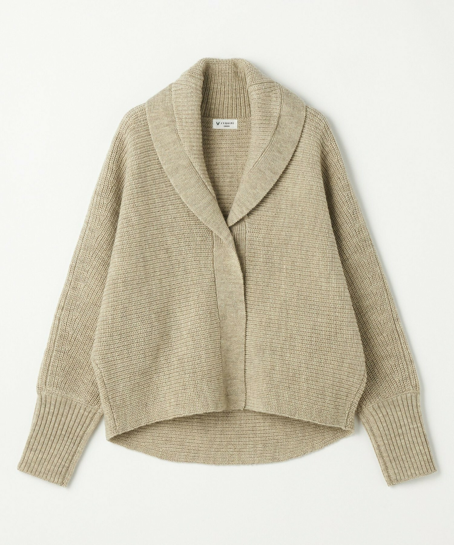 【GREEN】ナチュラルカラーウールハーフジャケット 詳細画像 ブラウン 15