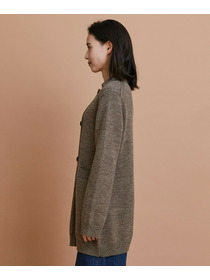 【GREEN】ナチュラルカラーウールニットPコート 詳細画像 ブラウン 13
