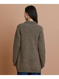 【GREEN】ナチュラルカラーウールニットPコート 詳細画像 ブラウン 14