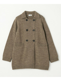 【GREEN】ナチュラルカラーウールニットPコート 詳細画像 ブラウン 16