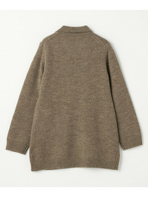 【GREEN】ナチュラルカラーウールニットPコート 詳細画像 ブラウン 17