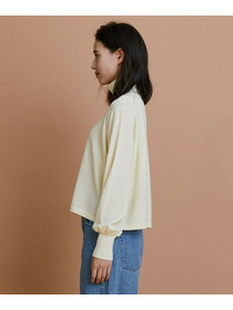 【GREEN】ウール梳毛ハイネックニット 詳細画像 ブラウン 12