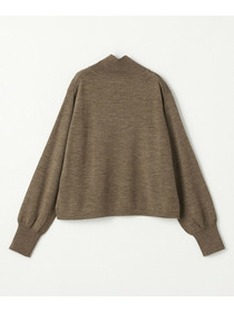 【GREEN】ウール梳毛ハイネックニット 詳細画像 ブラウン 16