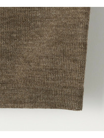 【GREEN】ウール梳毛ハイネックニット 詳細画像 ブラウン 19