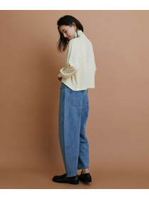 【GREEN】ウール梳毛ハイネックニット 詳細画像 ブラウン 8