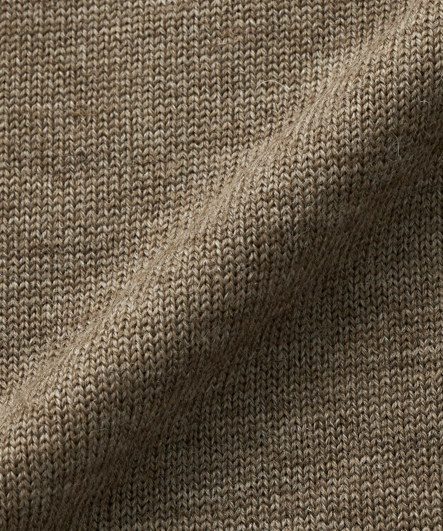 【GREEN】ウール梳毛ハイネックニット 詳細画像 ブラウン 20