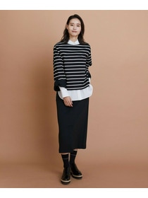 【L'EQUIPE】コットンボーダープルオーバー 詳細画像 レッド系その他 1