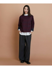 【L'EQUIPE】コットンボーダープルオーバー 詳細画像 レッド系その他 13