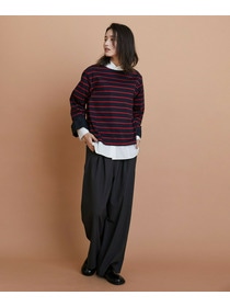 【L'EQUIPE】コットンボーダープルオーバー 詳細画像 レッド系その他 14