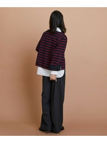 【L'EQUIPE】コットンボーダープルオーバー 詳細画像 レッド系その他 15