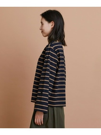 【L'EQUIPE】コットンボーダープルオーバー 詳細画像 レッド系その他 21