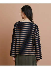 【L'EQUIPE】コットンボーダープルオーバー 詳細画像 レッド系その他 22