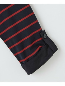 【L'EQUIPE】コットンボーダープルオーバー 詳細画像 レッド系その他 30