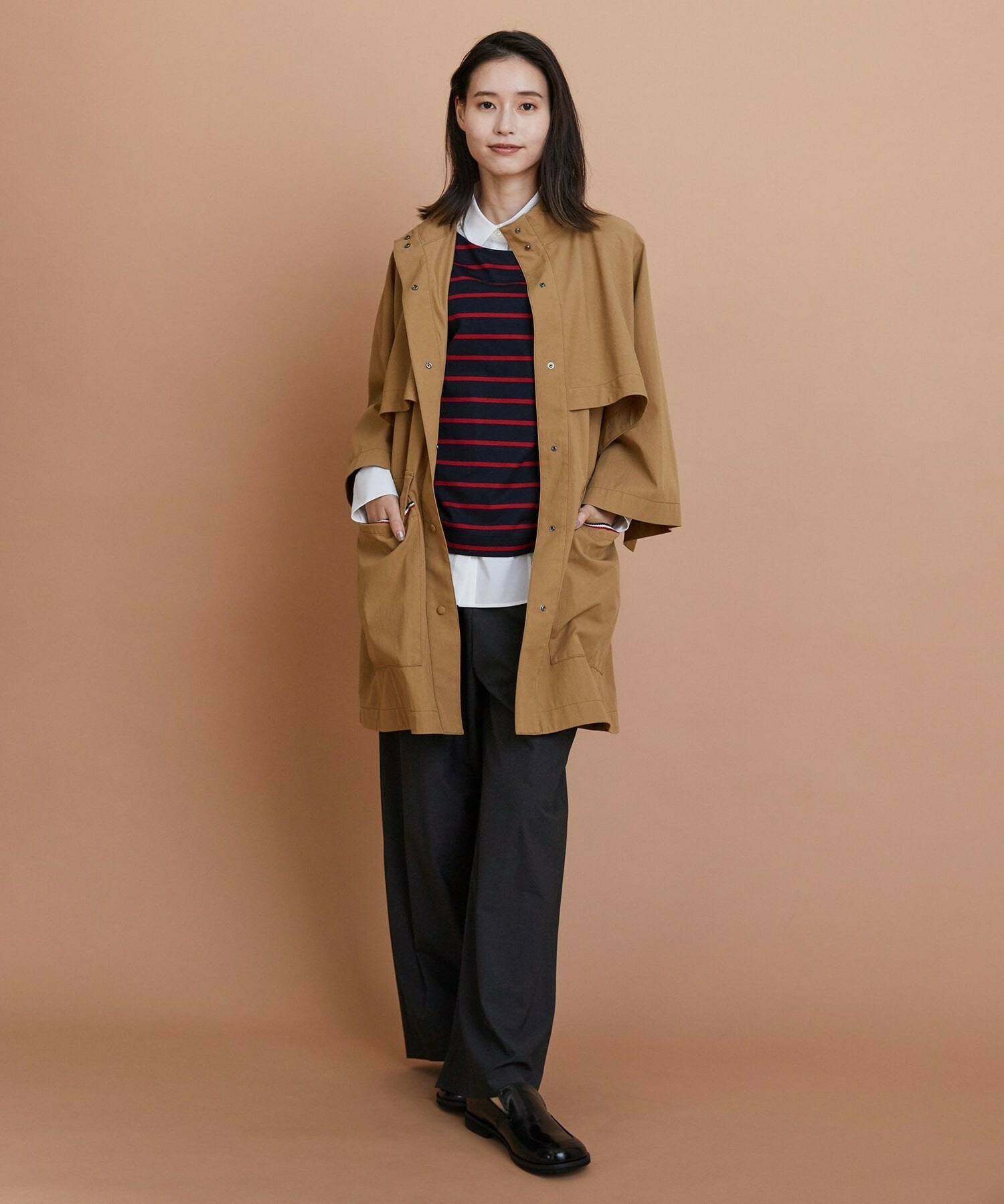 【L'EQUIPE】コットンボーダープルオーバー 詳細画像 レッド系その他 16