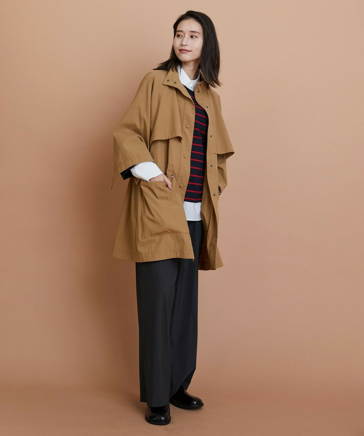 【L'EQUIPE】コットンボーダープルオーバー 詳細画像 レッド系その他 17